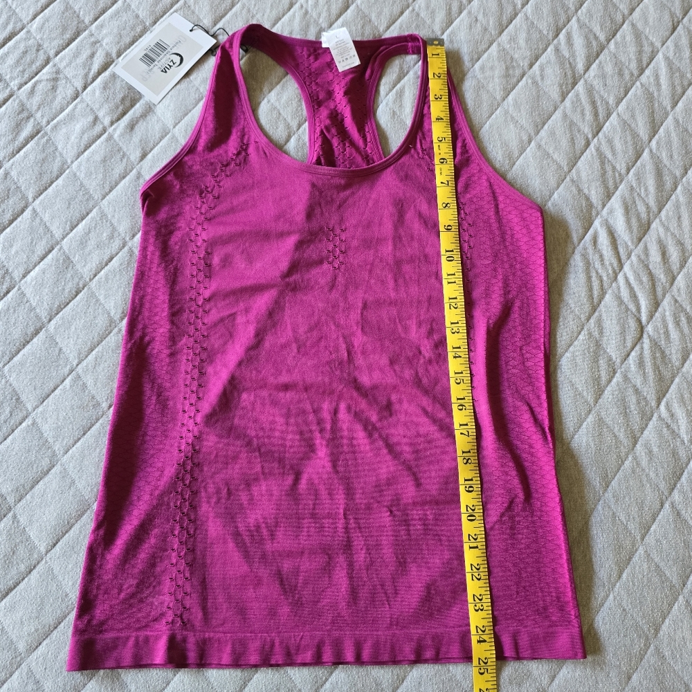 Zyia Fuchsia Seamless Tank Large New - Picture 11 of 11